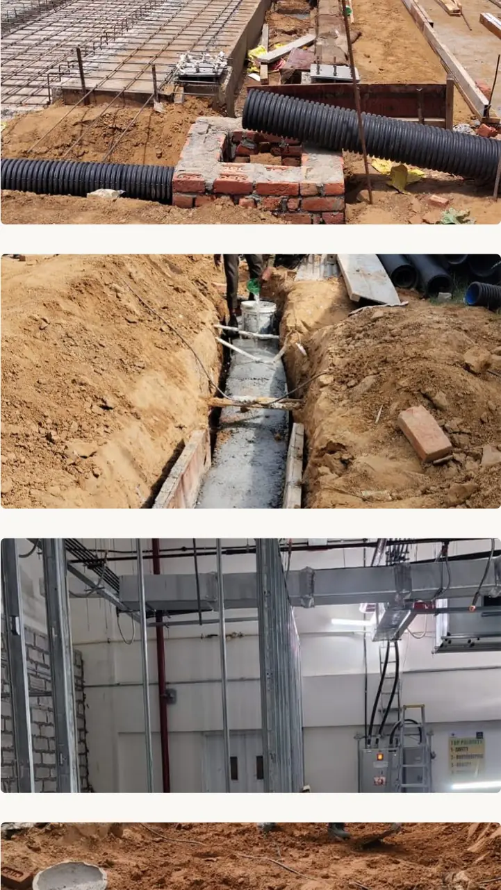 ITPG underground piping trench