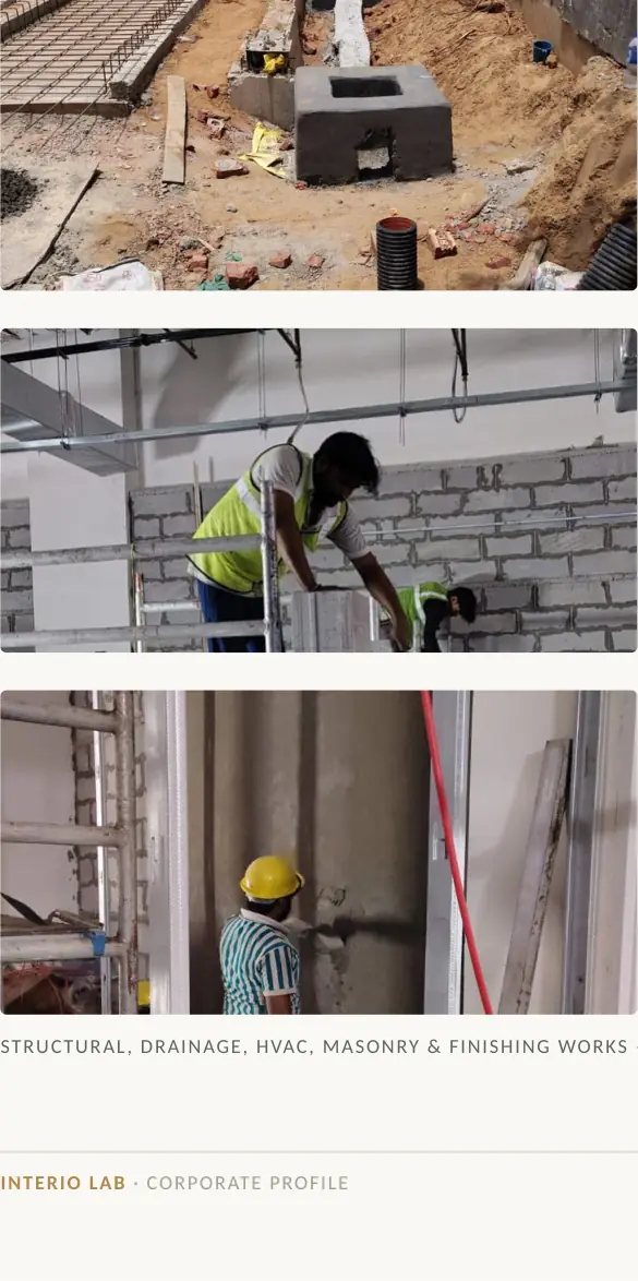 ITPG AAC block masonry works